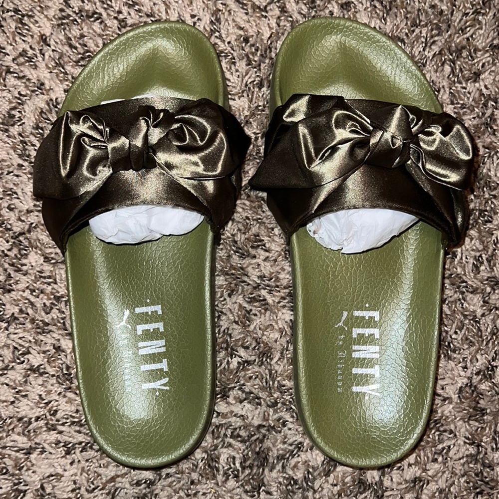 Fenty x Puma Olive Slides